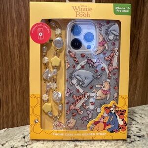 Disney Winnie the Pooh iPhone 16 Pro Max Case - Silver and Yellow
